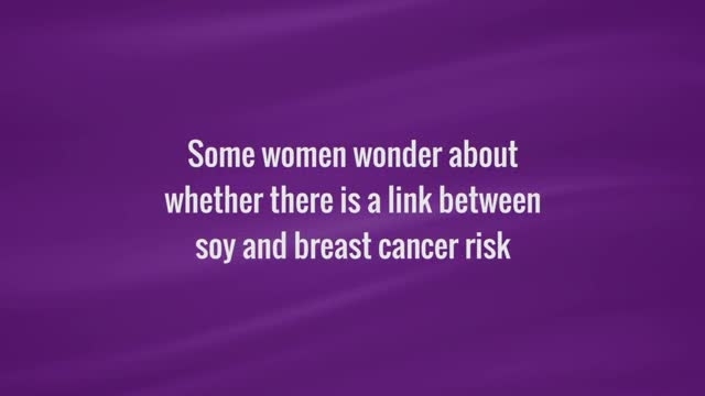 People asked, “does soy increase breast cancer risk?” They were surprised to learn the facts. People asked, “does soy increase breast cancer risk?” They were surprised to learn the facts.