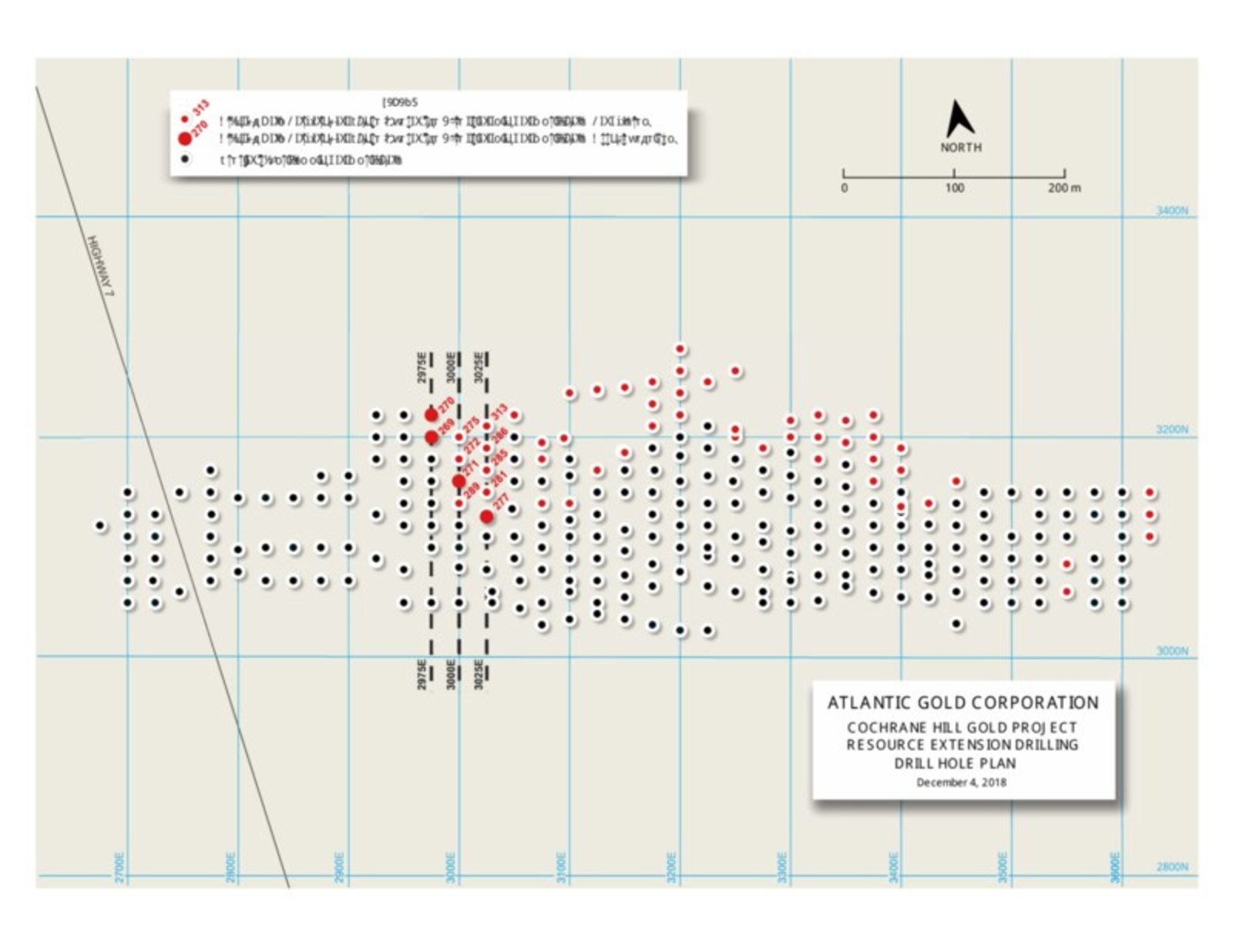 Cochrane Hill Drill Plan Map and Sections