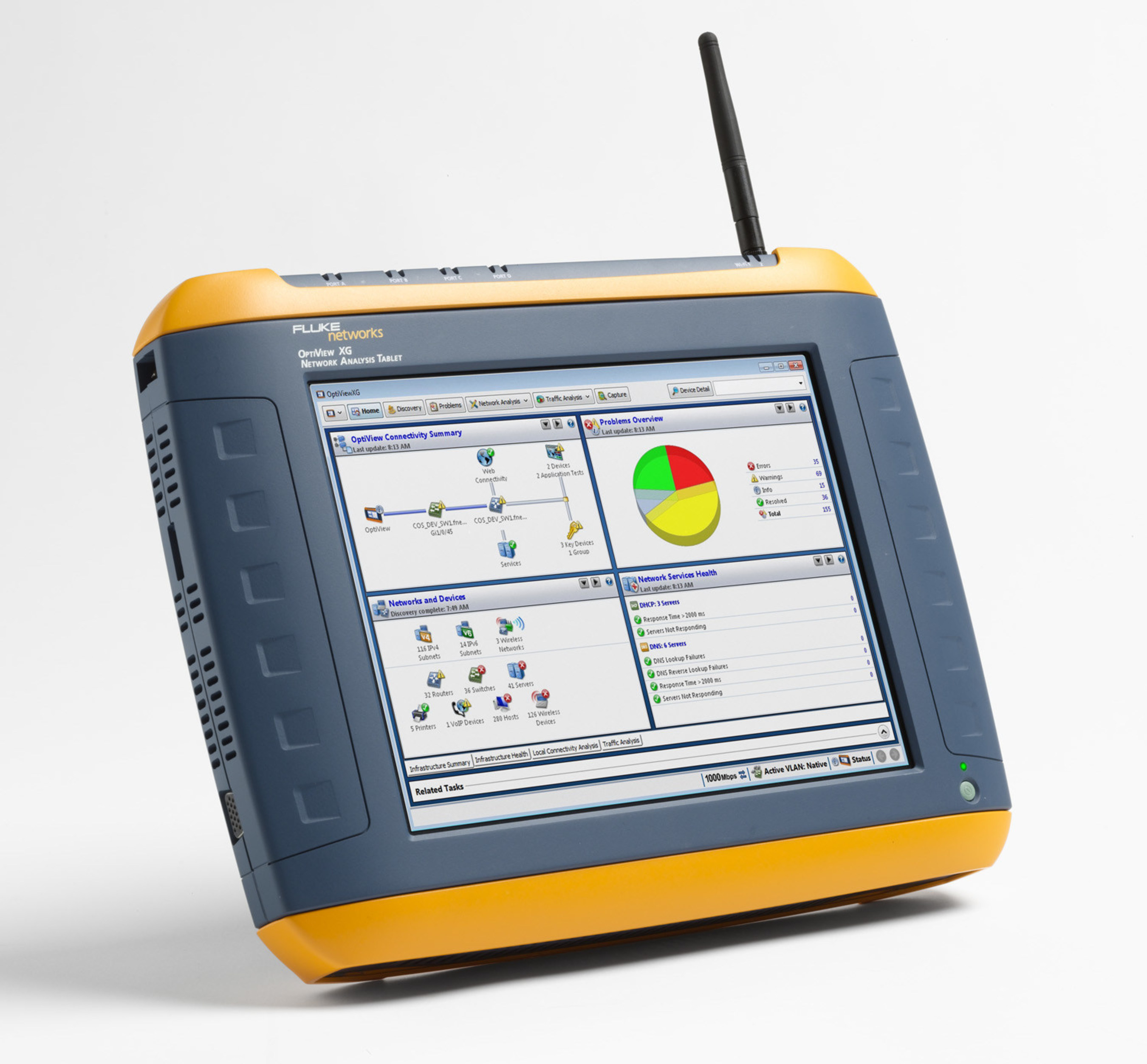 Networks portable. OPTIVIEW XG. Fluke Networks. Анализатор Fluke. Fluke анализатор сети. Fluke OPTIVIEW XG сетевой анализатор комплектация.