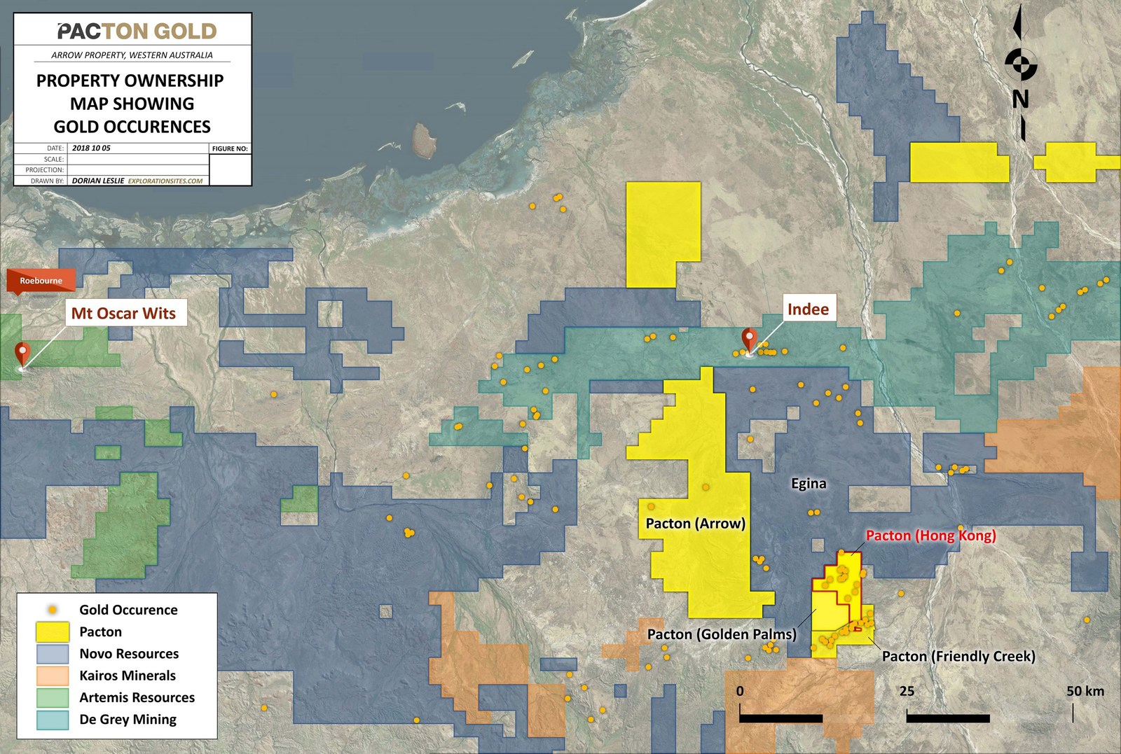 Figure 2: Pacton Egina Region Tenure inclusive of Hong Kong Project