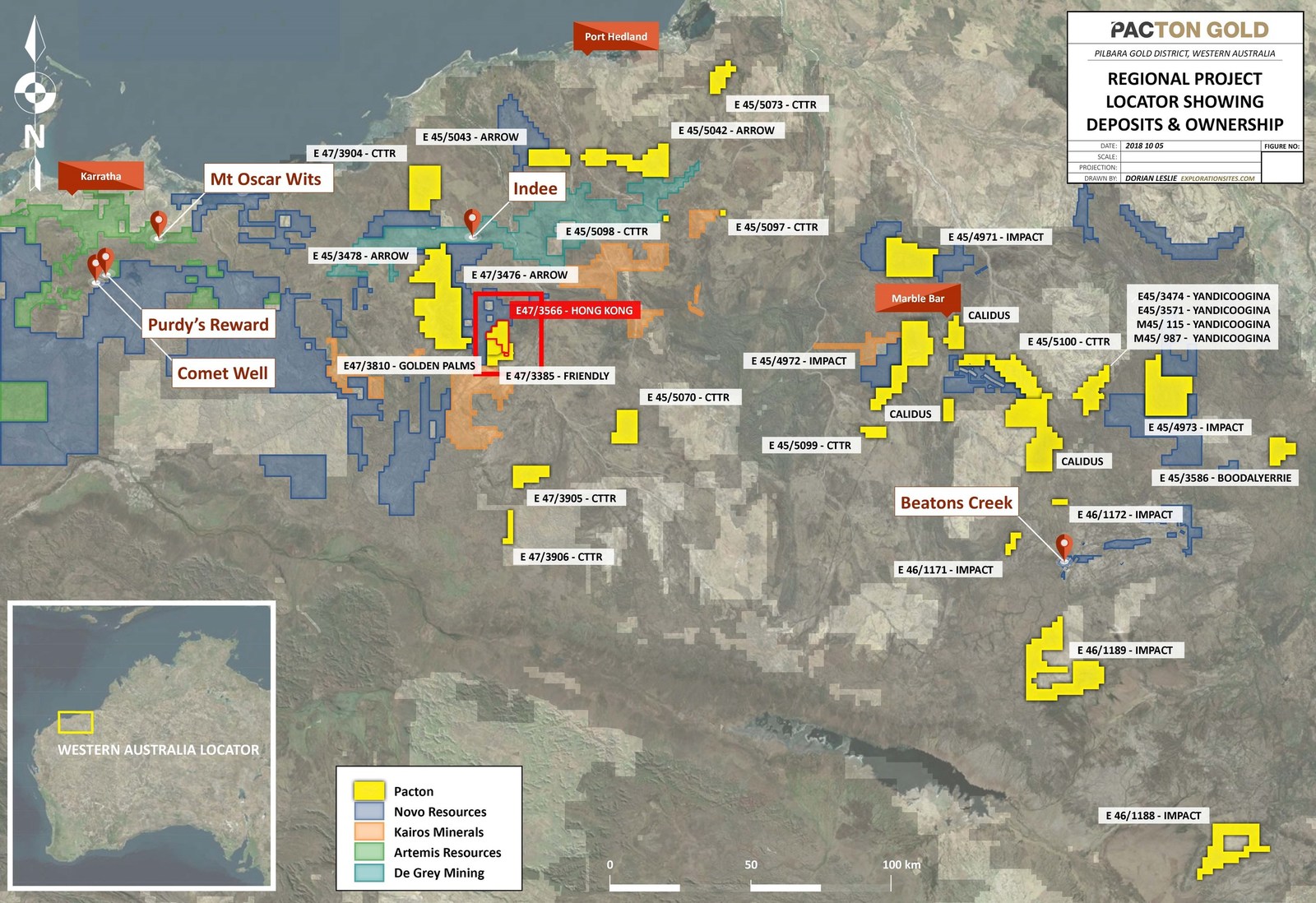 Figure 1: Pacton Regional Project Location Plan