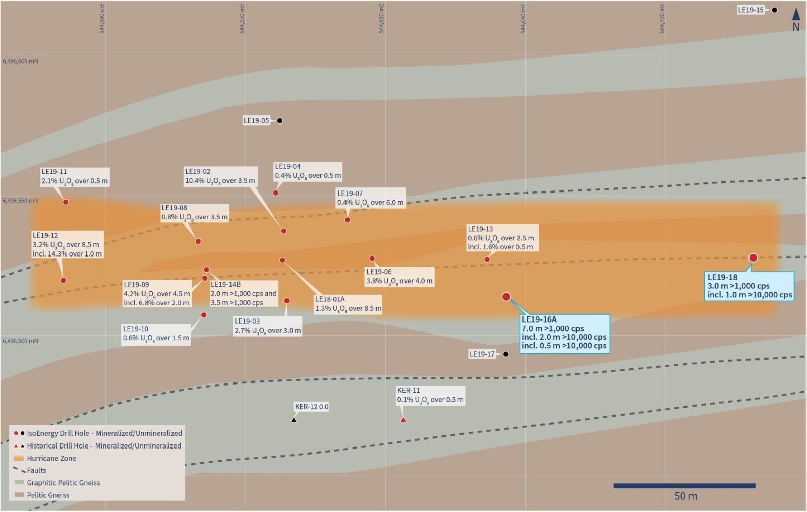 Figure 2 – Drill Hole Location Map