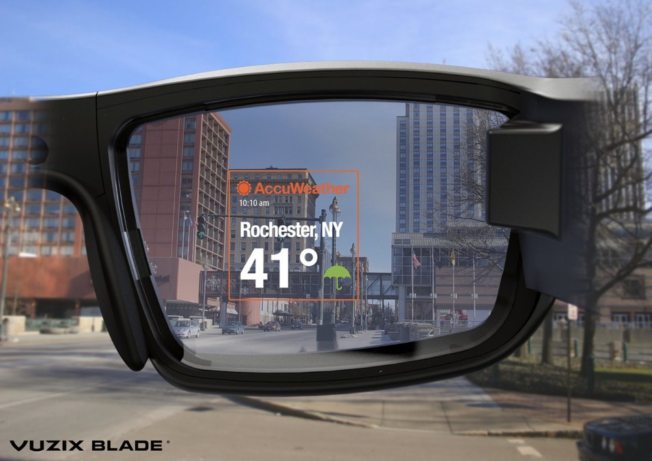 Vuzix Blade and AccuWeather