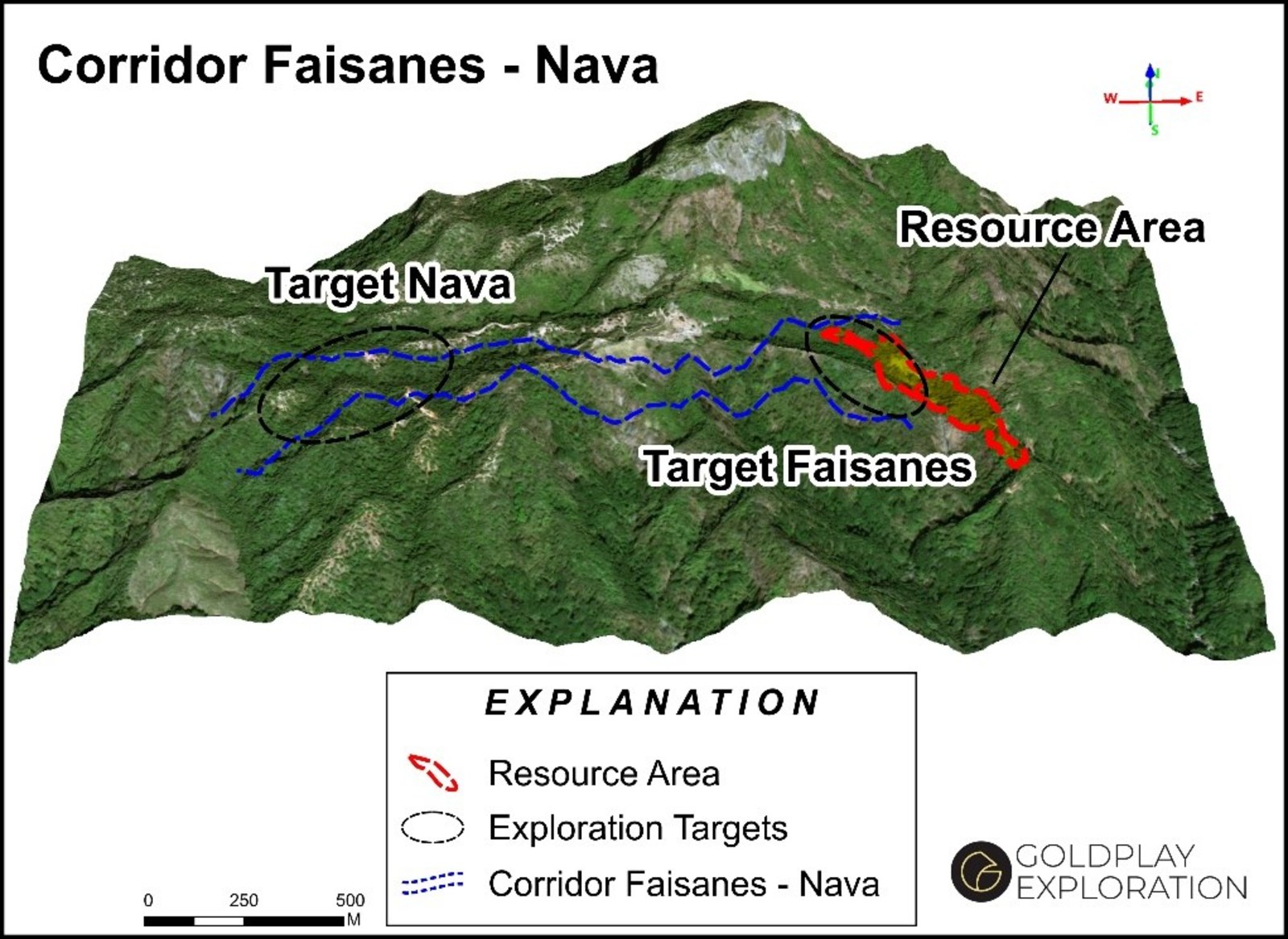 Figure 2 Location of the Faisanes-Nava Trend and San Marcial Resource Area