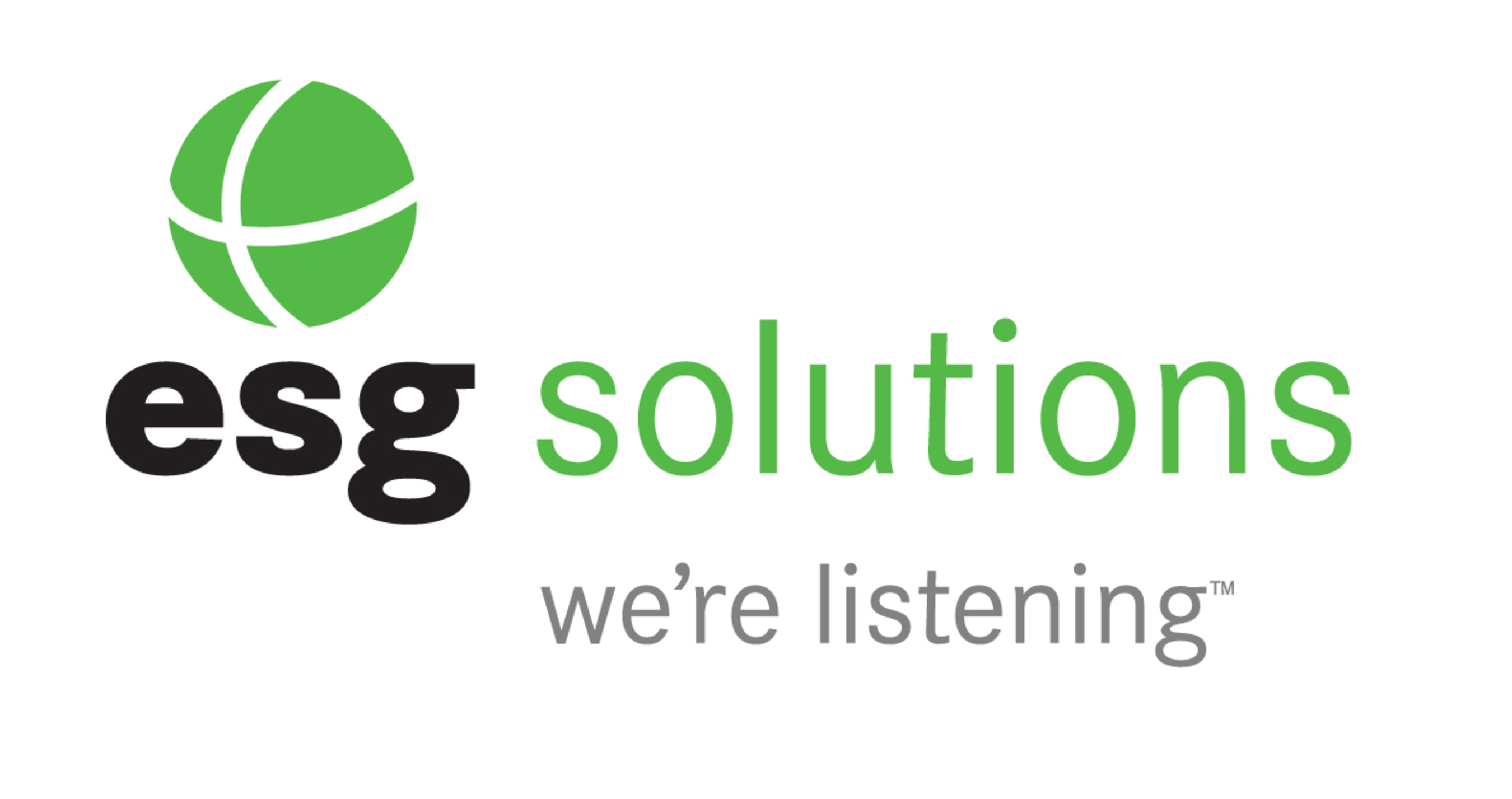 Solutions listening. ESG. ESG лого. ESG В России. ESG без фона.