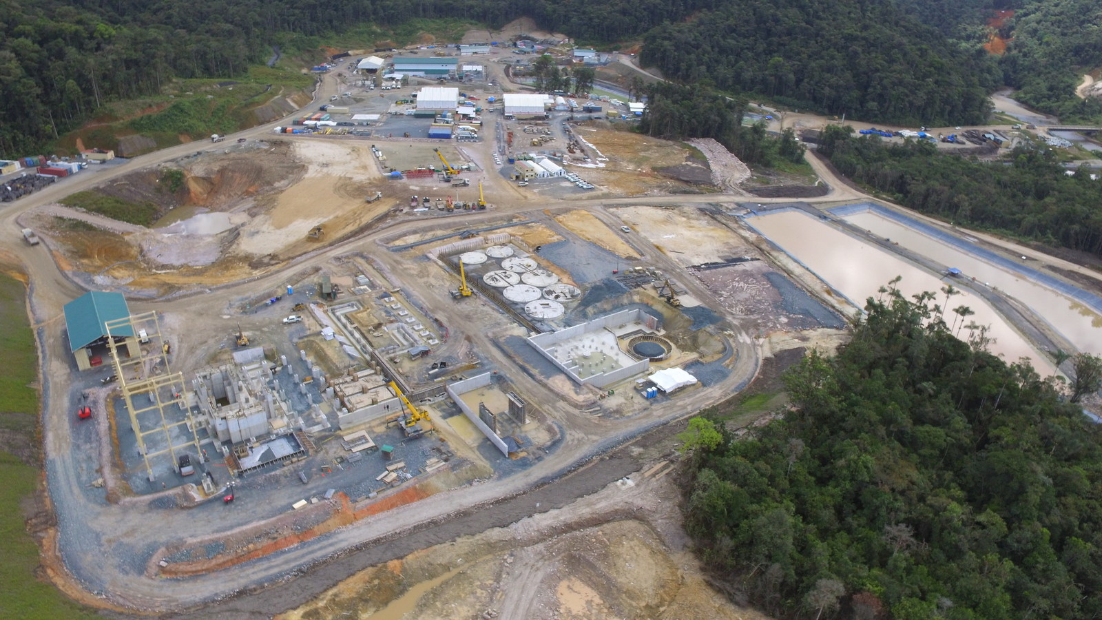 Figure 1. Fruta del Norte project site September 2018
