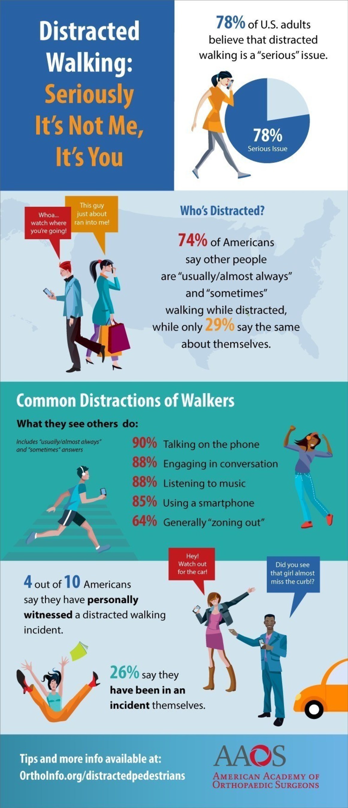 Walk study. People Perception of the risks they Run engaged.