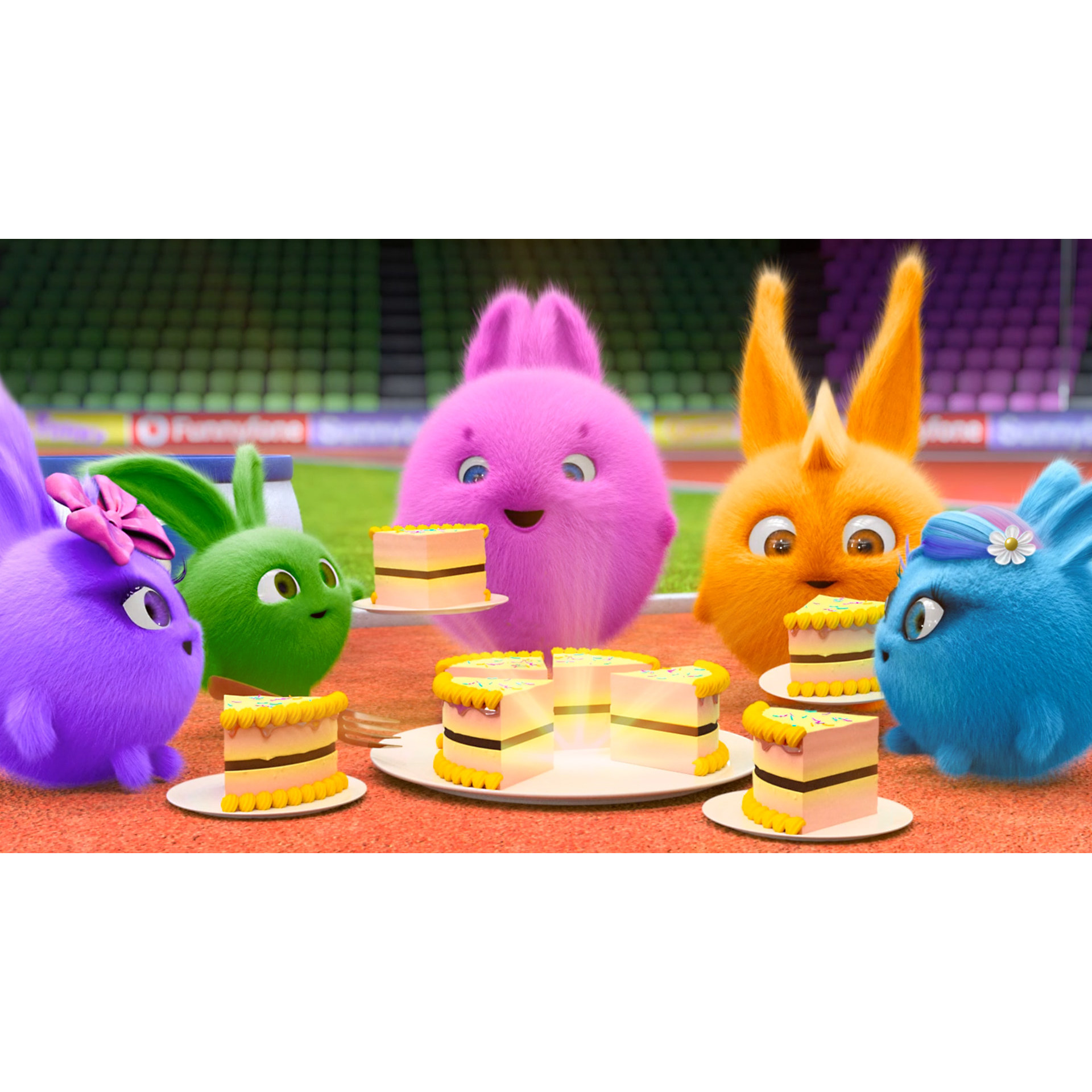 Герои мультика Sunny Bunnies