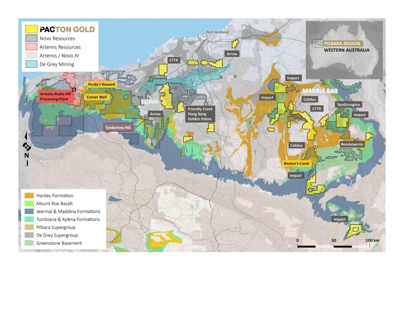 Figure 2. Pacton Regional Project Location Plan