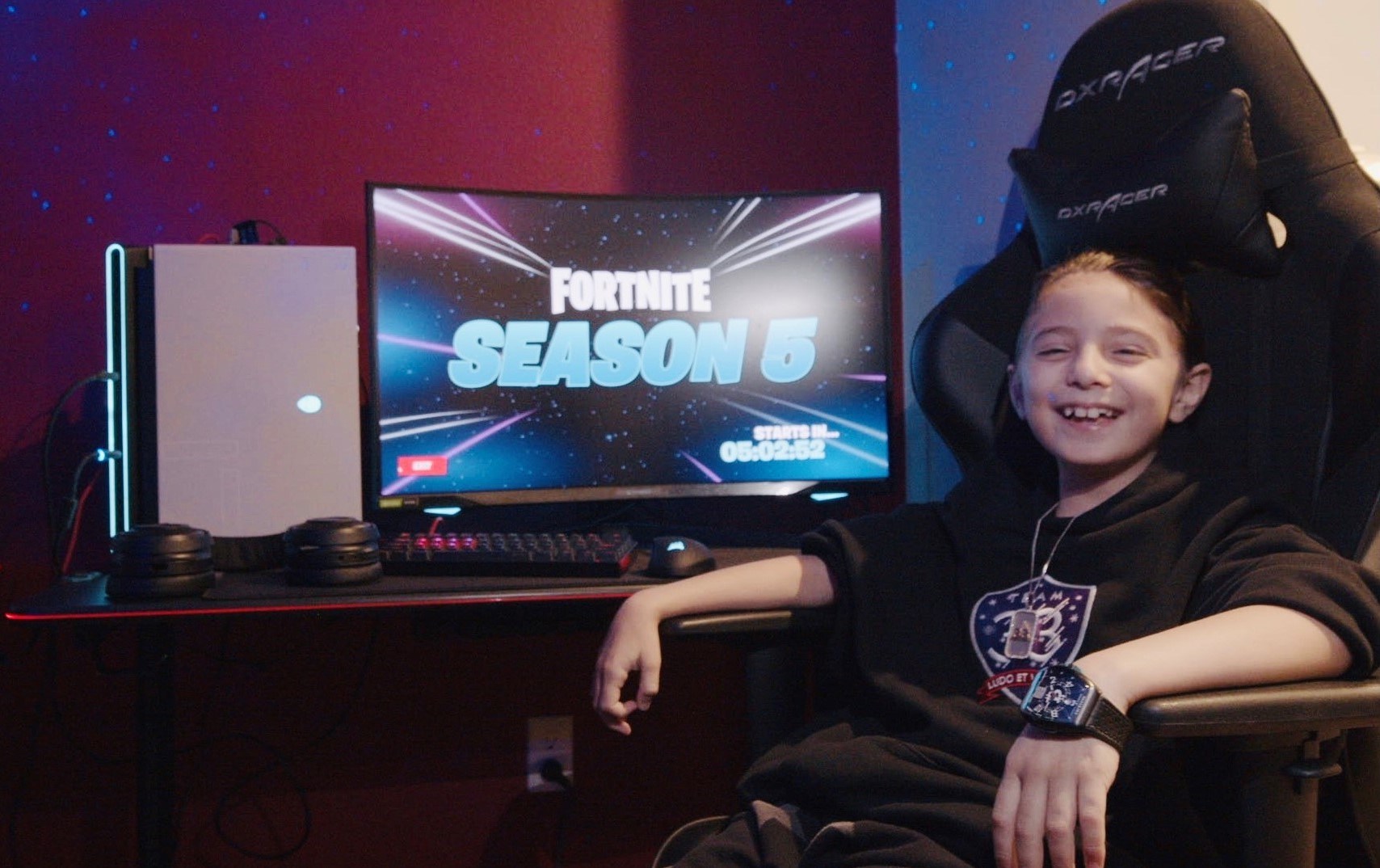 Equipo de Fortnite ficha a un niño de 8 años