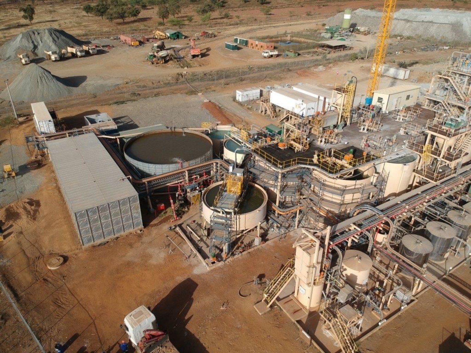 Image 2:  Expanded Process Plant at Yaramoko