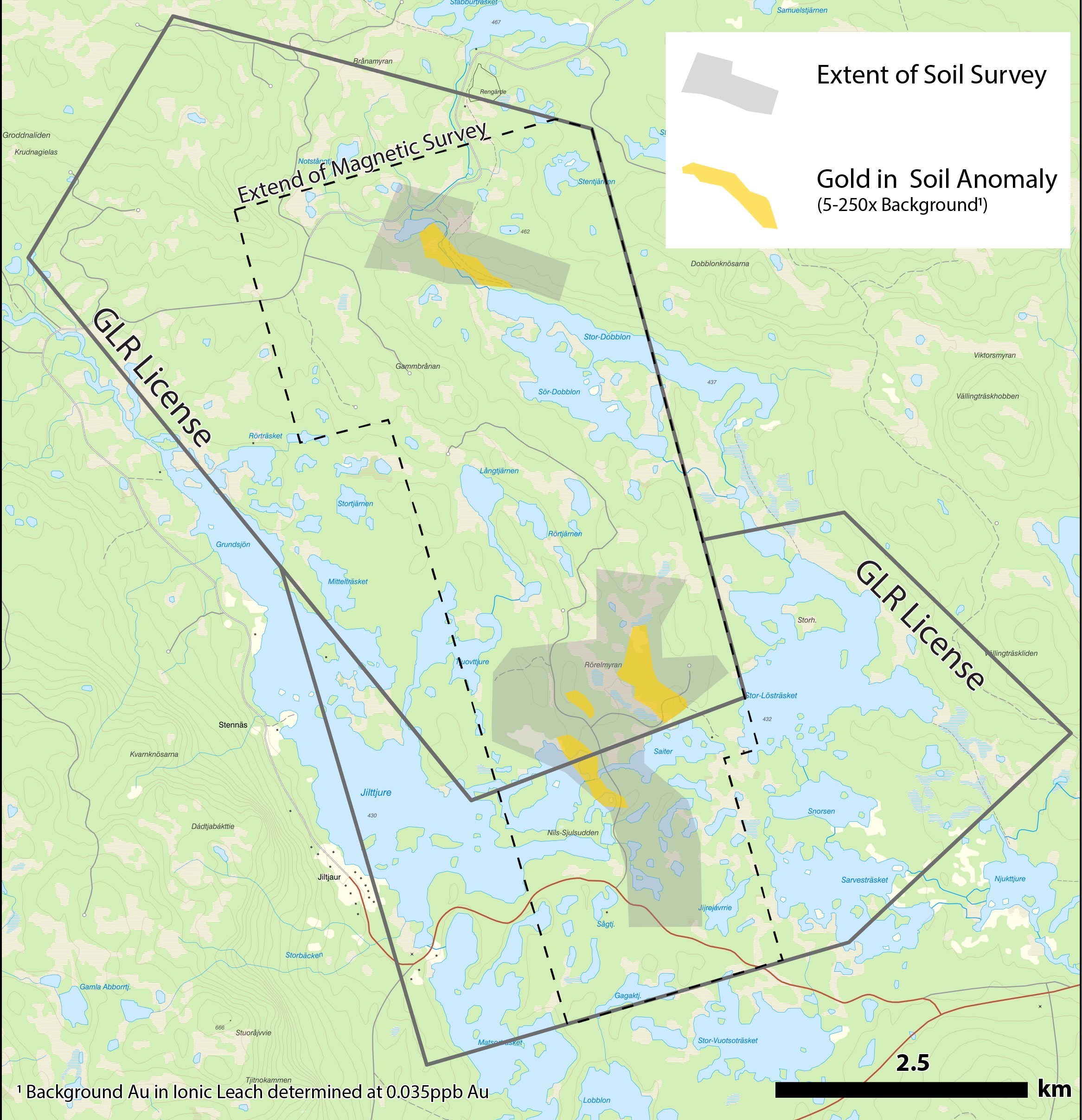 Image 3: Storjuktan Gold Project (CNW Group/Gold Line Resources Ltd.)