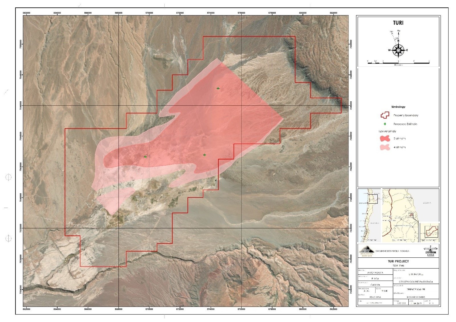 Turi Project - 3 Drill Locations