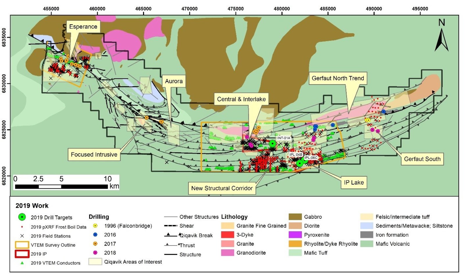 Figure 1: Overview of 2019 Work Completed at Qiqavik