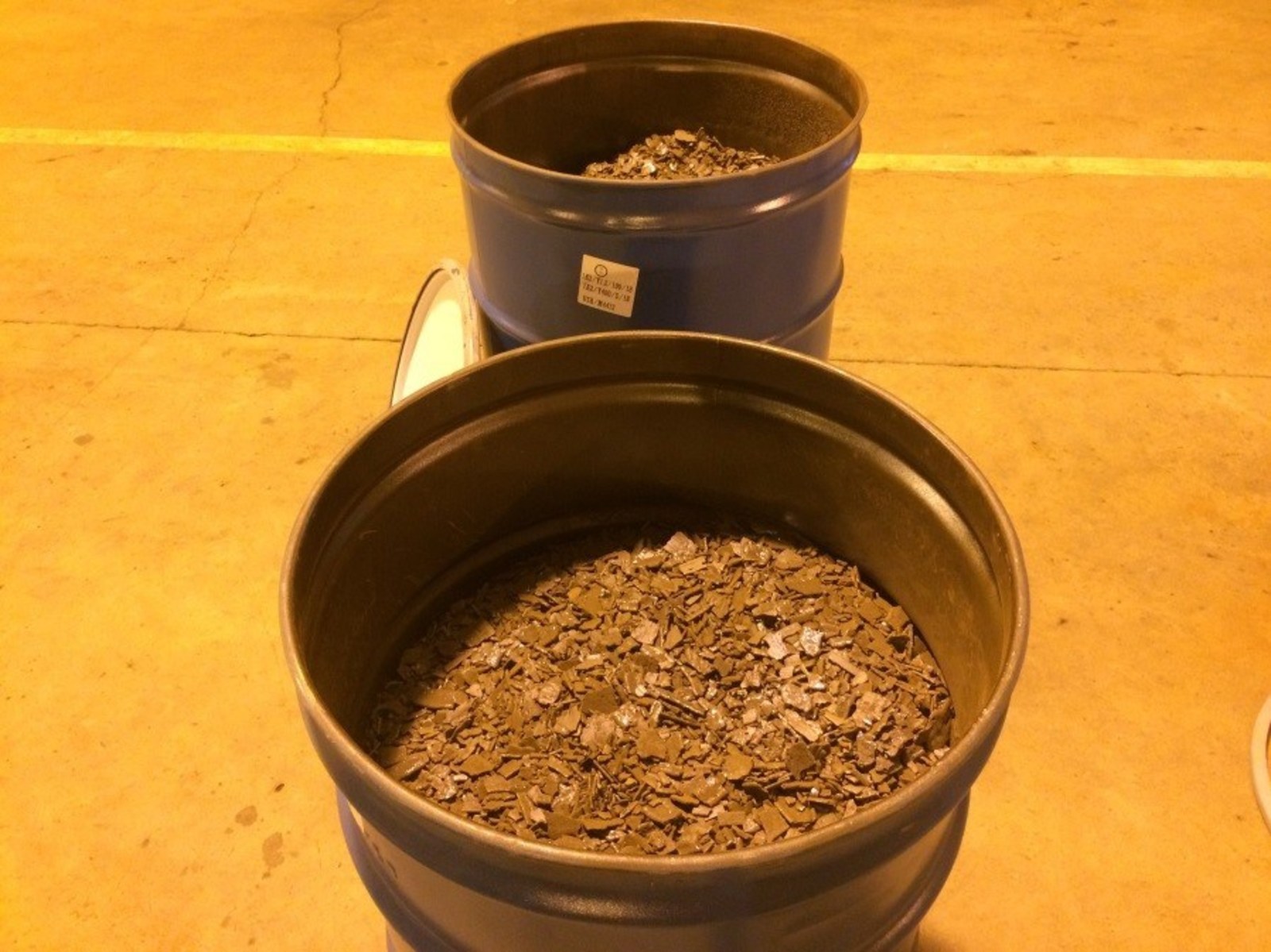 V2O5 "black flake" Produced at the White Mesa Mill in January 2019