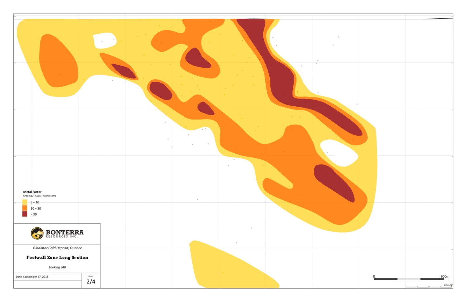 Bonterra Resources BTR:TSX-V / Oct.1.2018 / News Release A3 Footwall