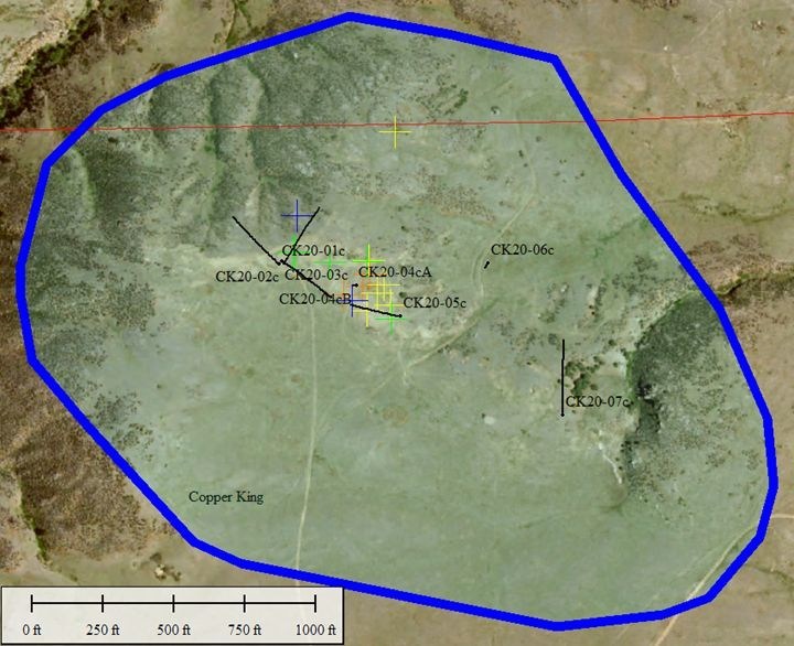 CK Gold Project - Copper in rock