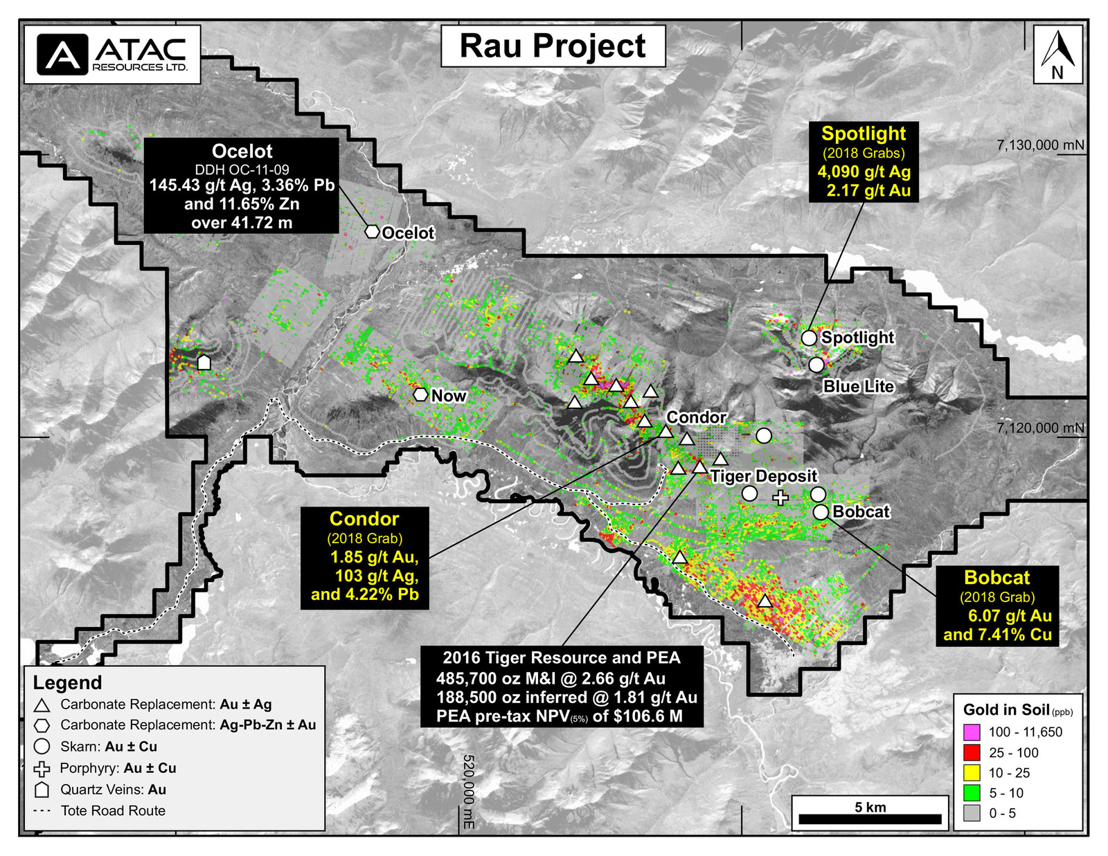 Rau Project Mineral Map