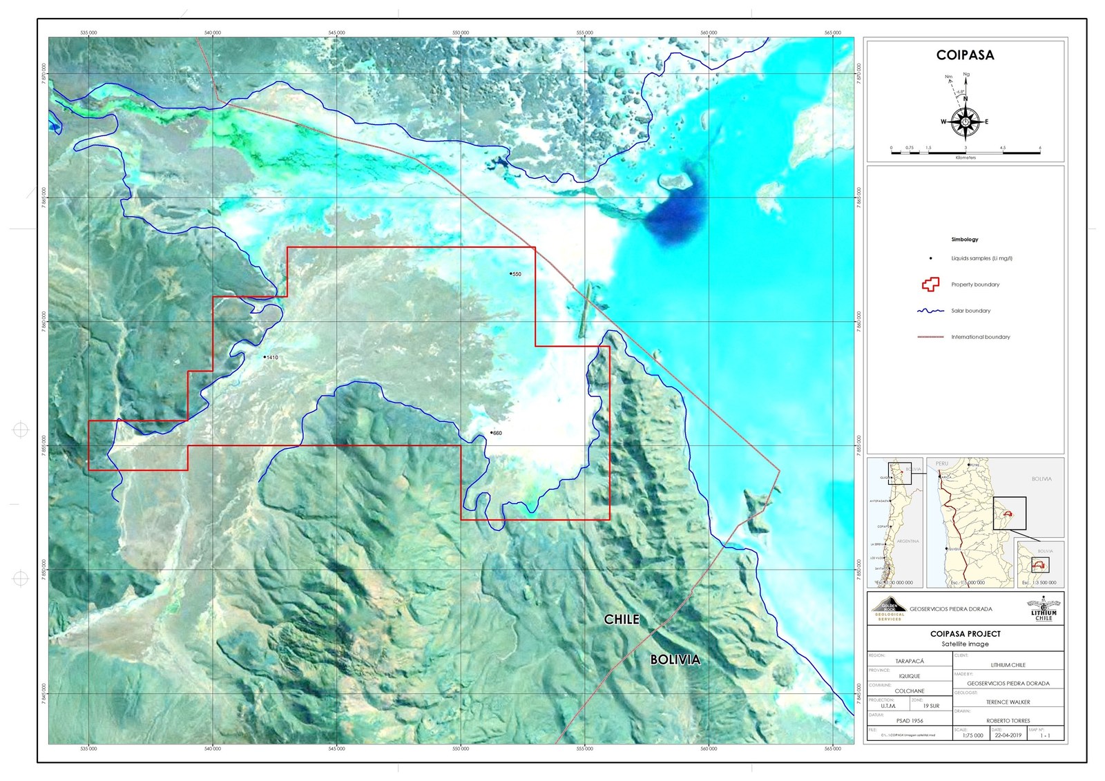 Coipasa Satellite Image