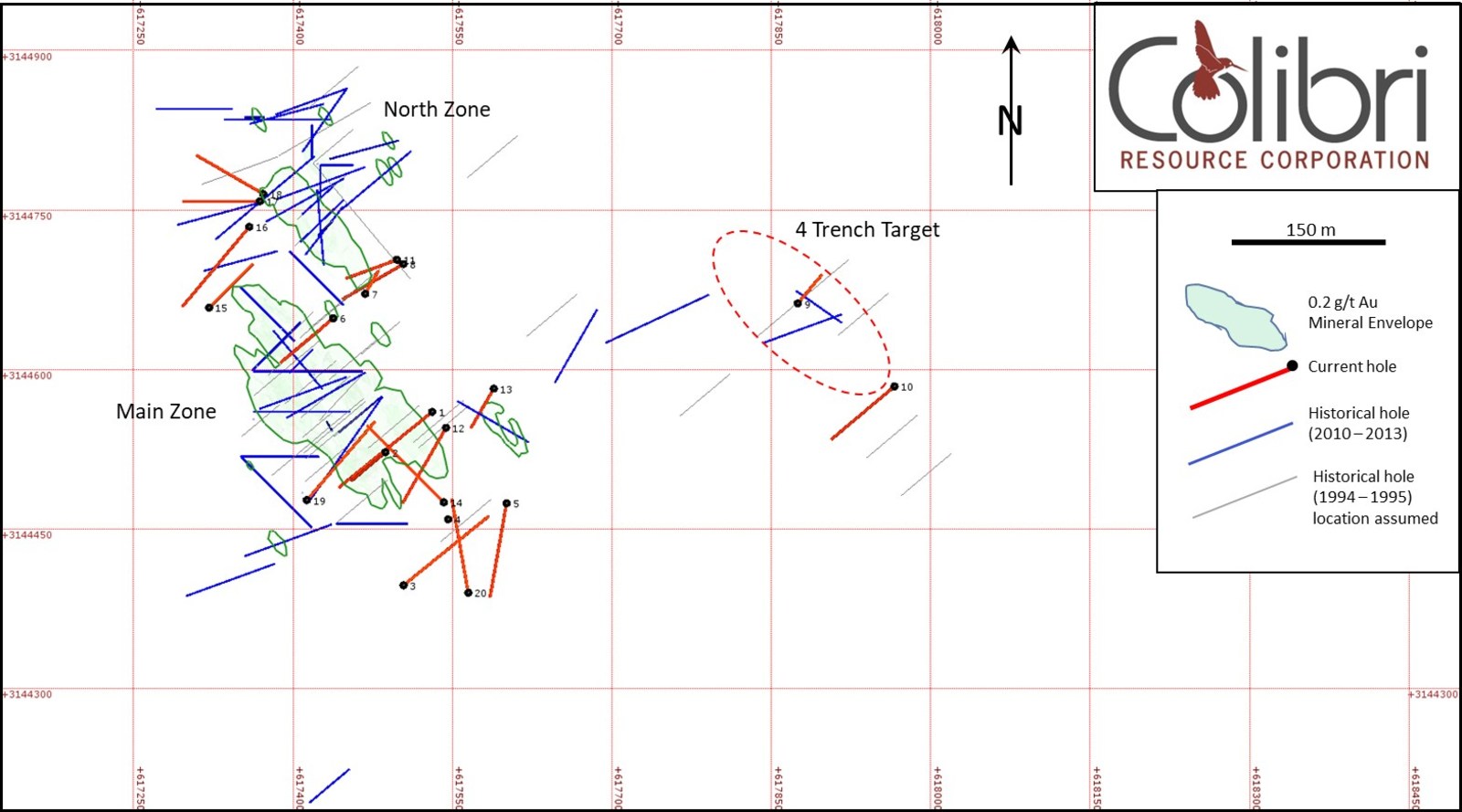 Pilar Gold additional drill holes