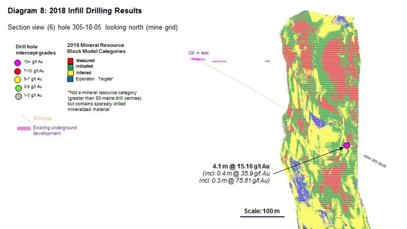 Diagram 8 : 2018 Infill Drilling Results