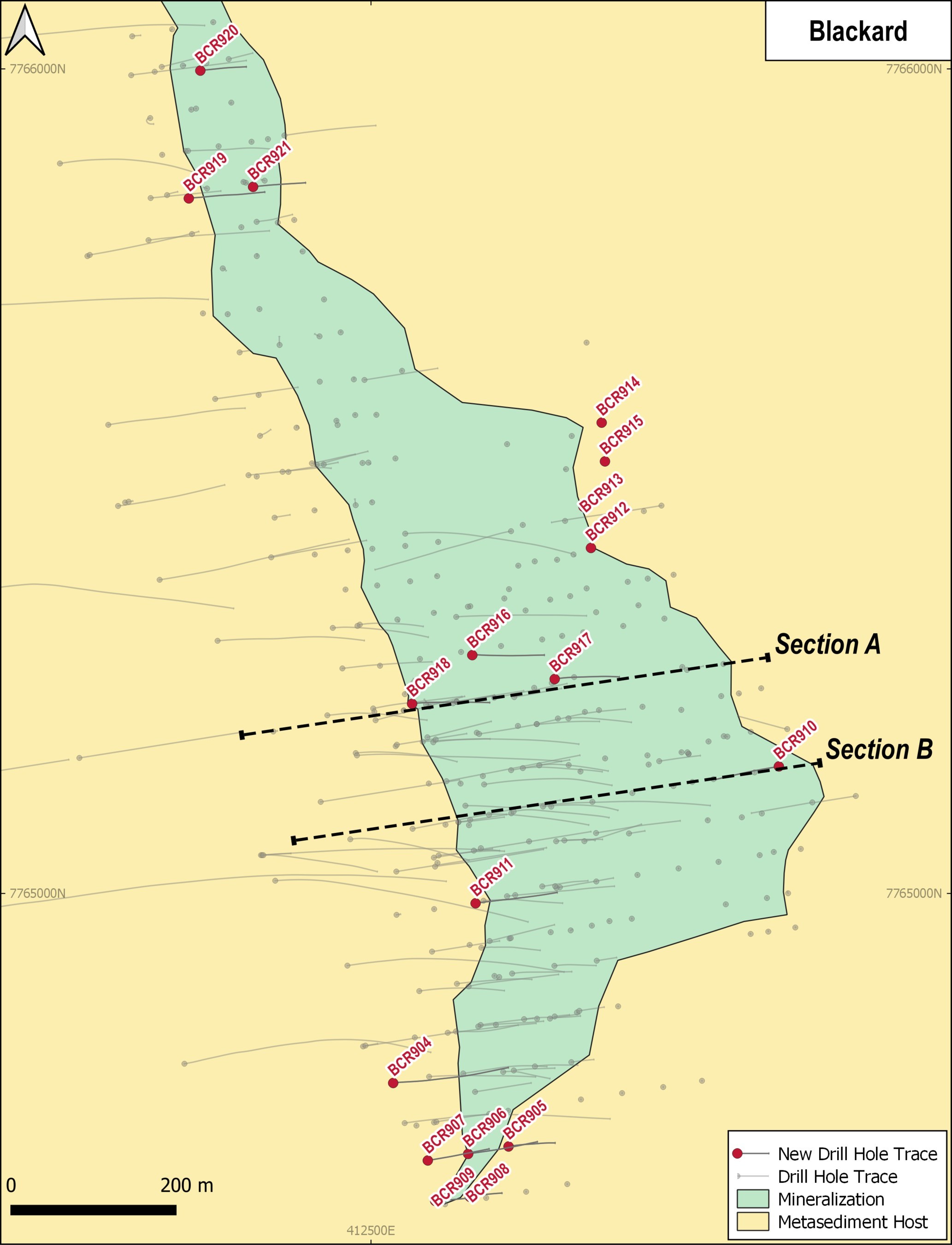 Appendix 4: Plan view - Drill Hole Location Map (CNW Group/Copper Mountain Mining Corporation)
