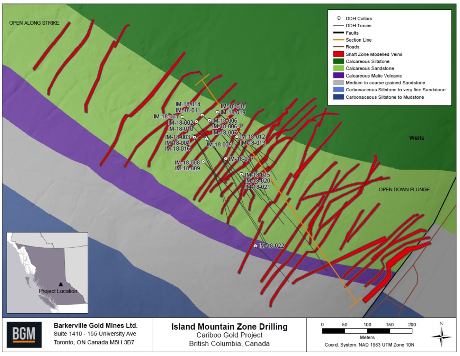 Island Mountain Zone Drilling