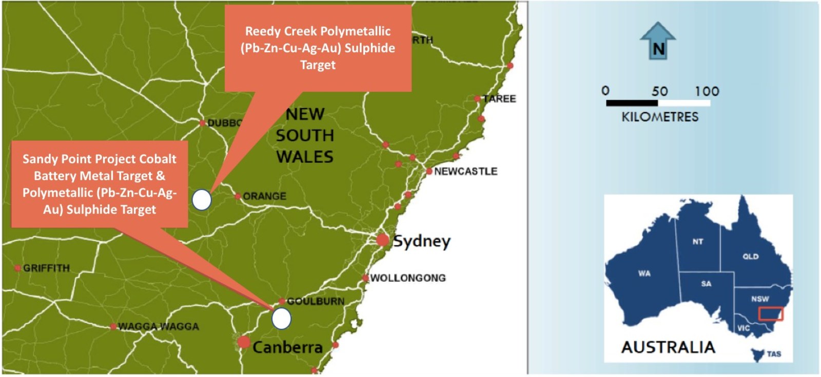 Fig 1: Location: New South Wales