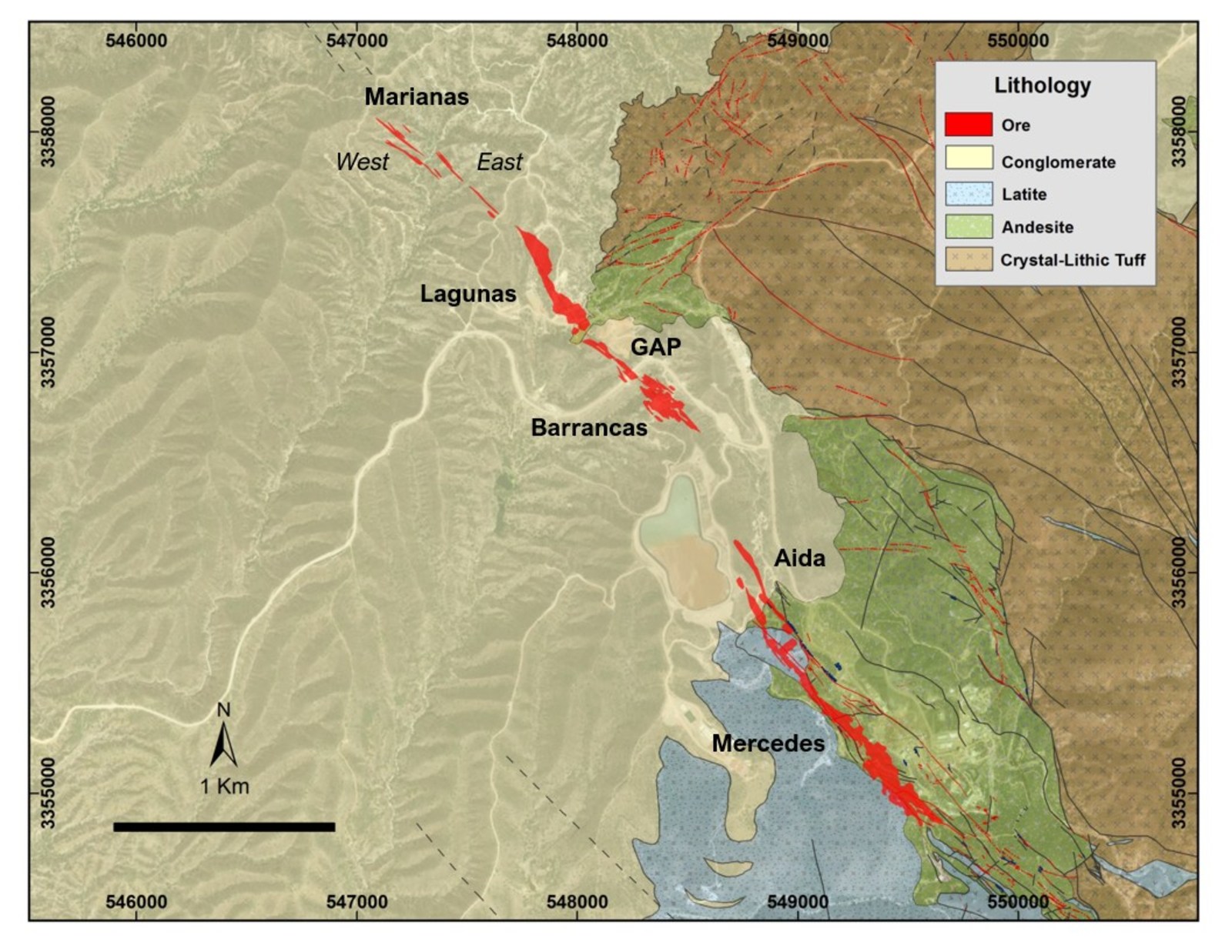 Figure 1 –Mercedes Trend location map