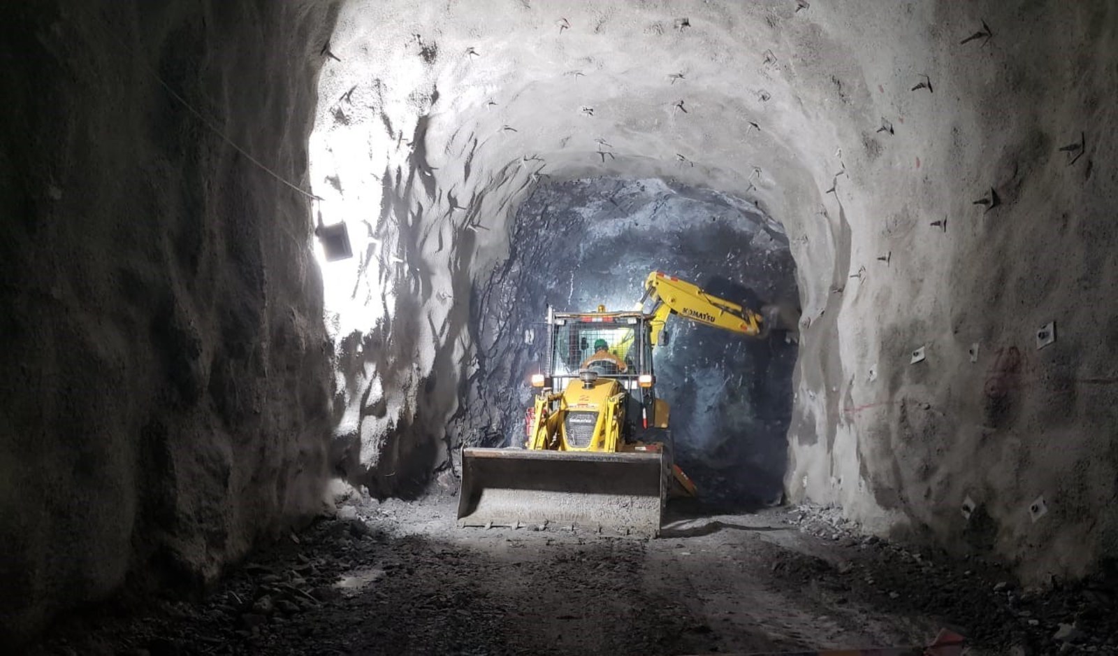 Figure 2. Underground mine development in the Kuri decline