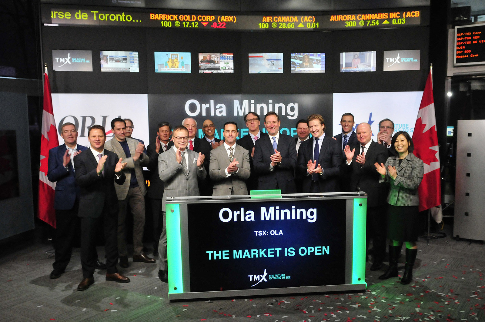 Orla Mining Ltd. Opens the Market