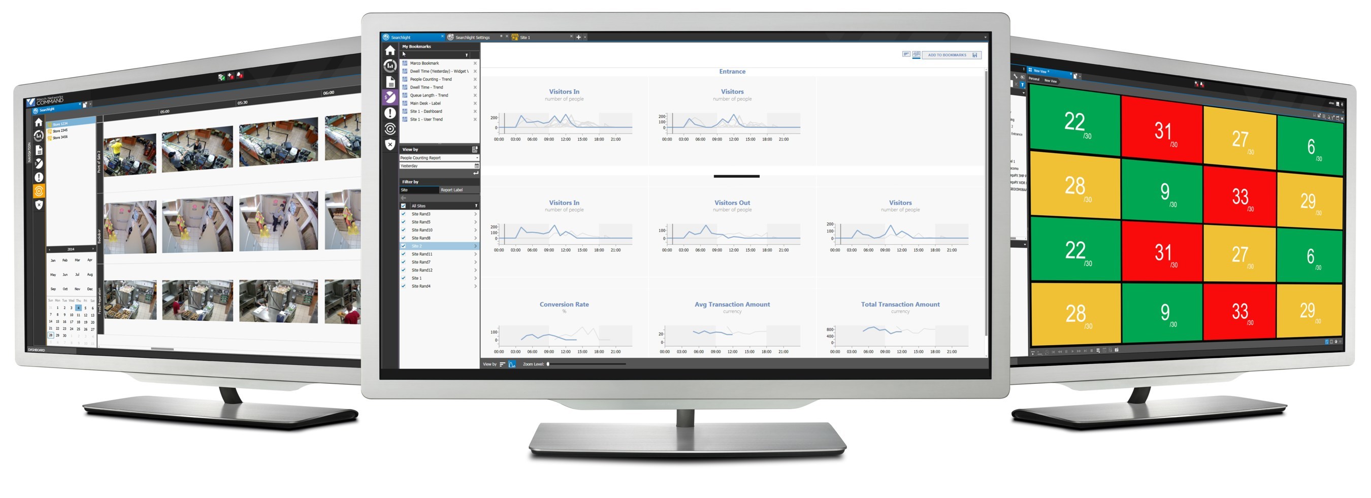 The March Networks Health Compliance Solution features real-time alerts on building occupancy and elevated body temperatures, as well as video audits of health & safety procedures.