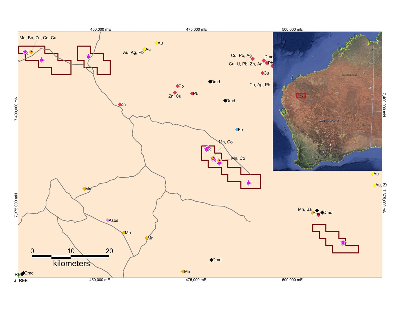 Fig 1: Ashburton Project Location Map
