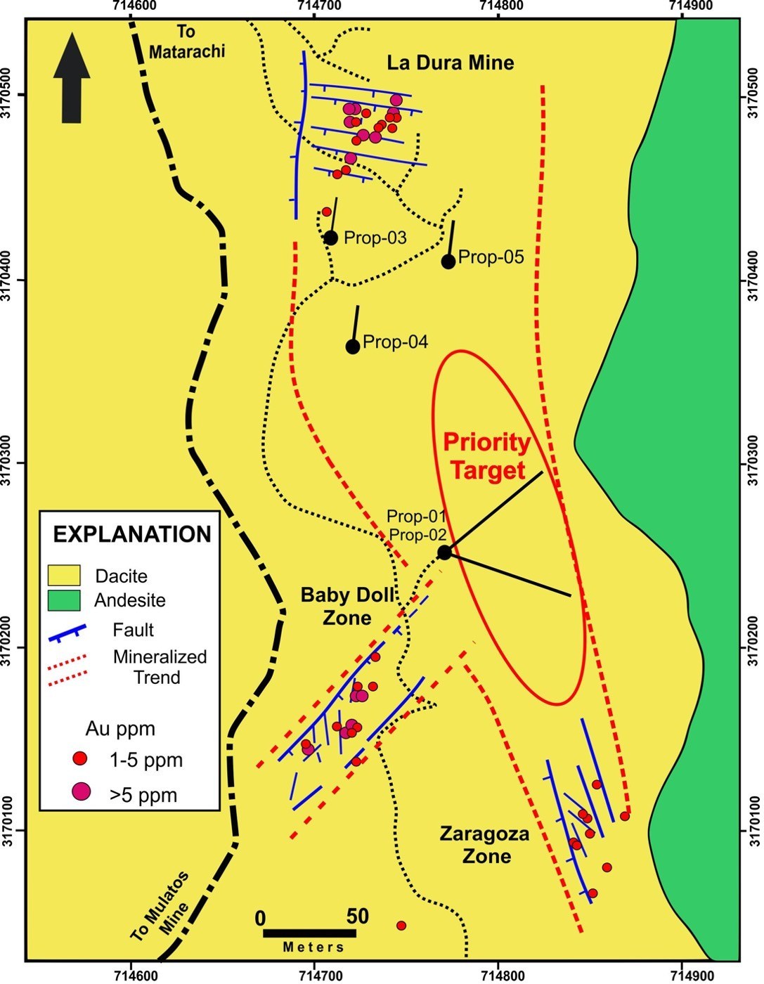 Jabali Mineralized Corridor (CNW Group/Tarachi Gold Corp.)