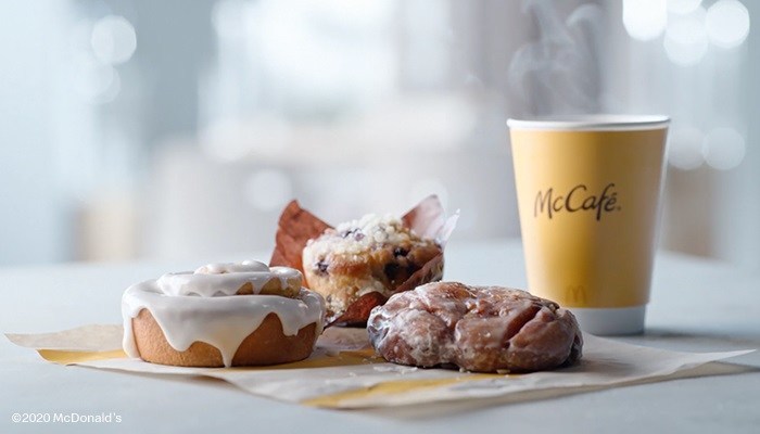 McDonald’s FREE Apple Fritters, Blueberry Muffins & Cinnamon Rolls Deal