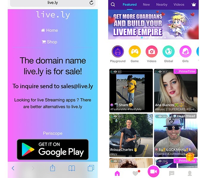 Popular live broadcasting app LiveMe to gain influx of users in wake of Live.ly’s recent shutdown as Musical.ly steers users in its direction