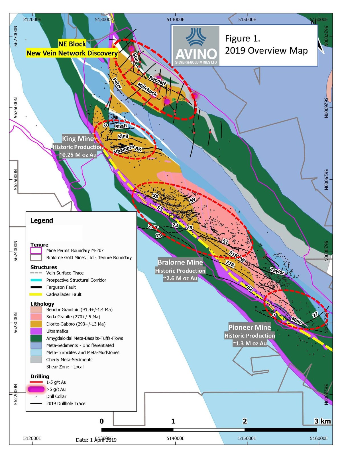 Bralorne Northeast Block - Overview Map