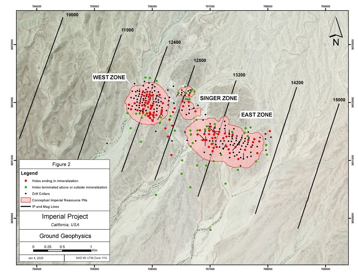 Figure 2 – Ground Geophysics Line Locations (CNW Group/Kore Mining)