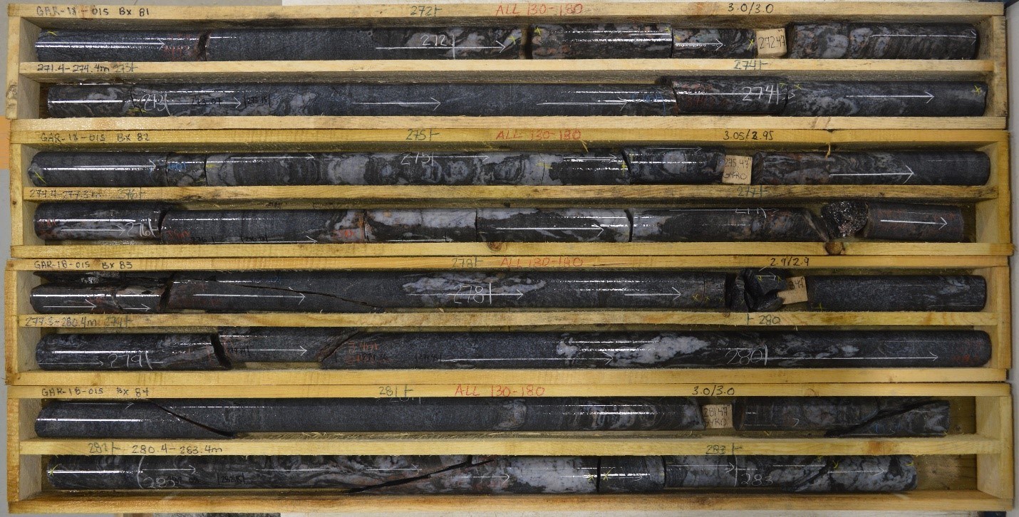 Figure 3 – Production Shaft Pilot Hole GAR-18-015 (CNW Group/NexGen Energy Ltd.)