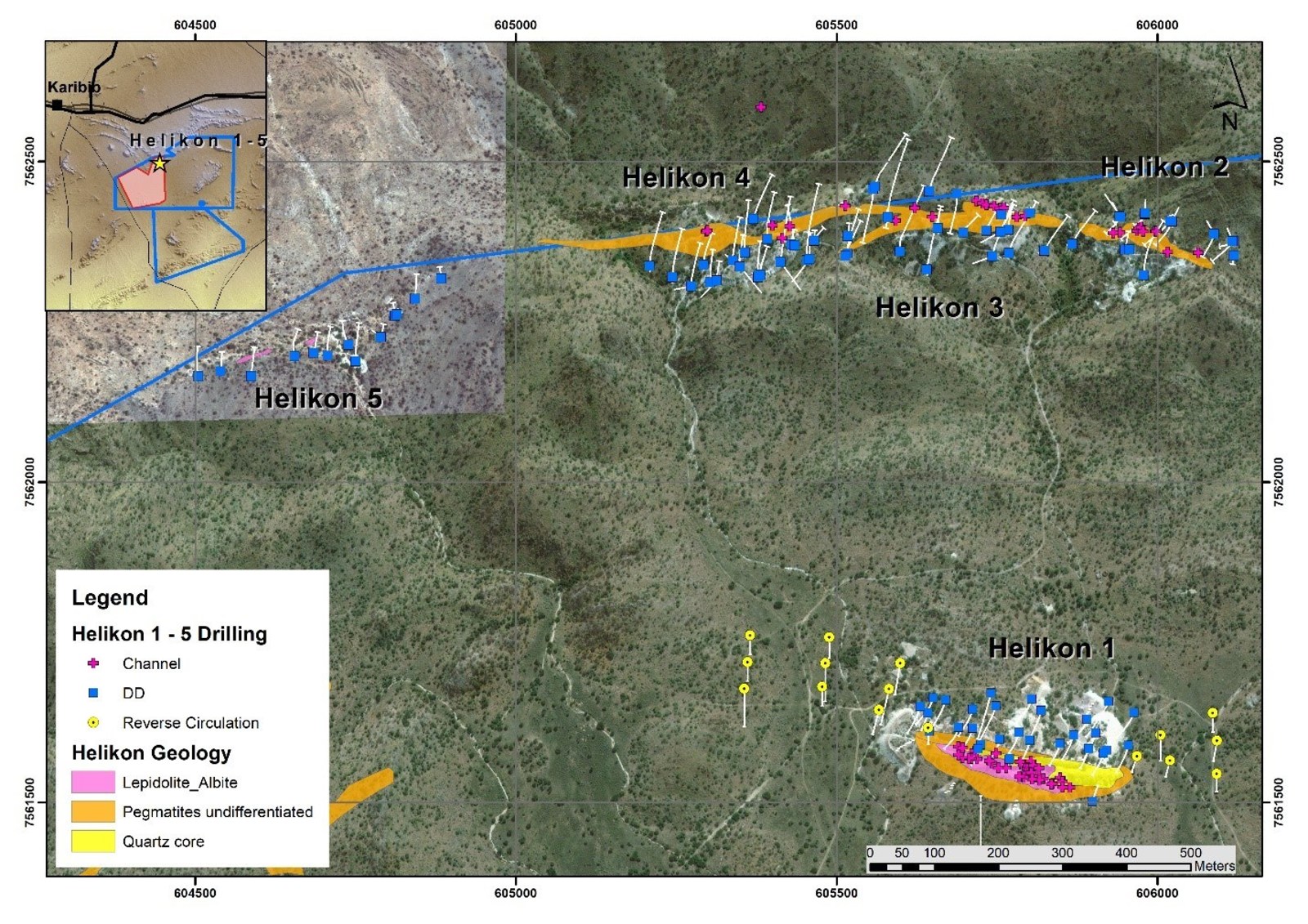 Figure 2. Helikon 1 - 5 MRE Drilling