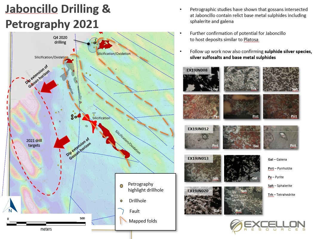 Excellon Drilling with Four Rigs at Platosa (CNW Group/Excellon Resources Inc.)