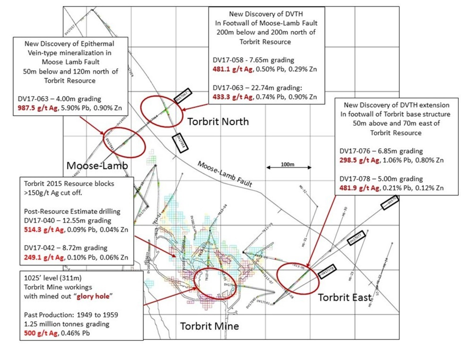 Map of Torbrit Mine Area