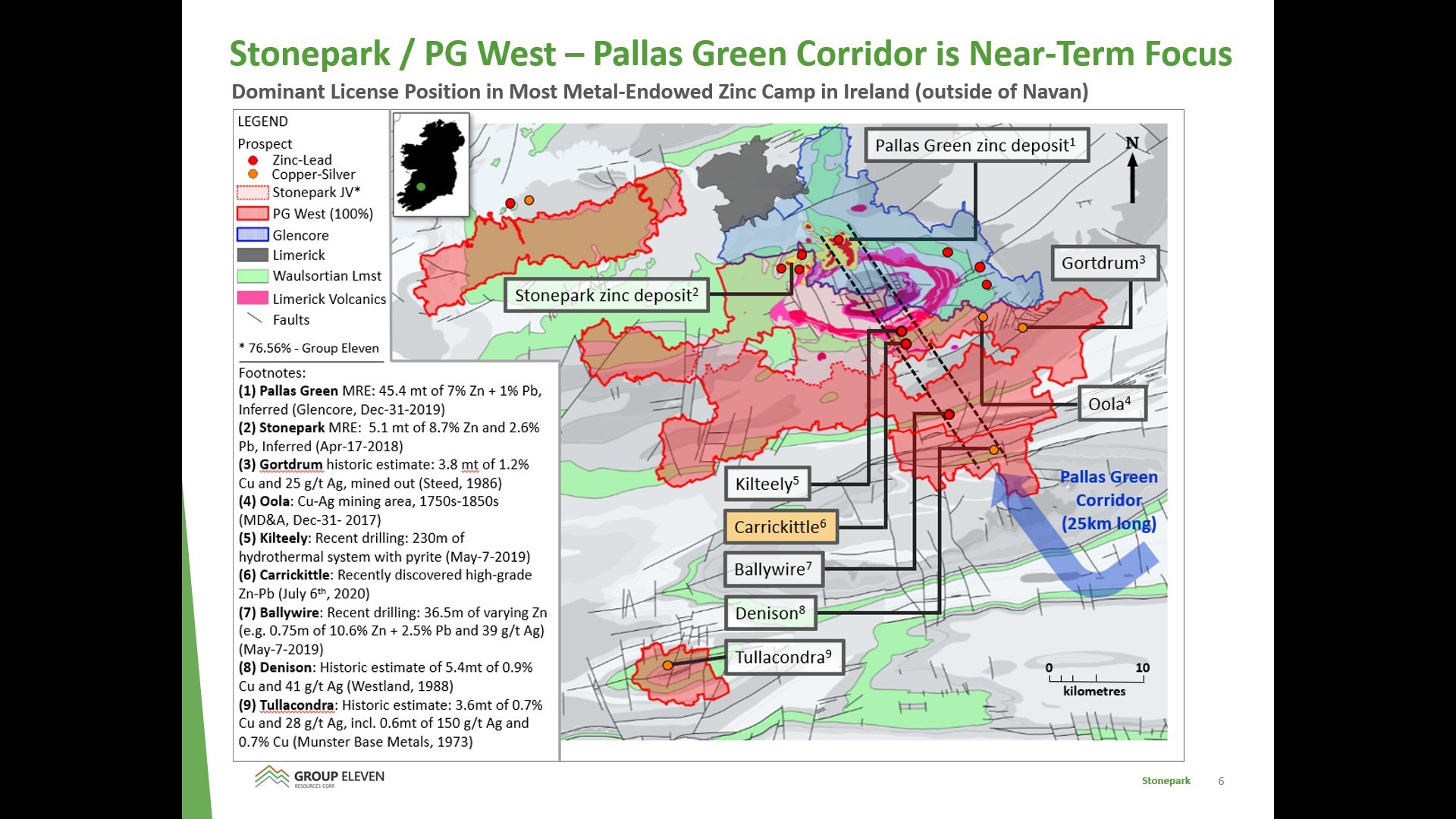 Exhibit 4. Regional Map of Limerick Region, Showing Recently Surrendered Ground at PG West (CNW Group/Group Eleven Resources Corp.)