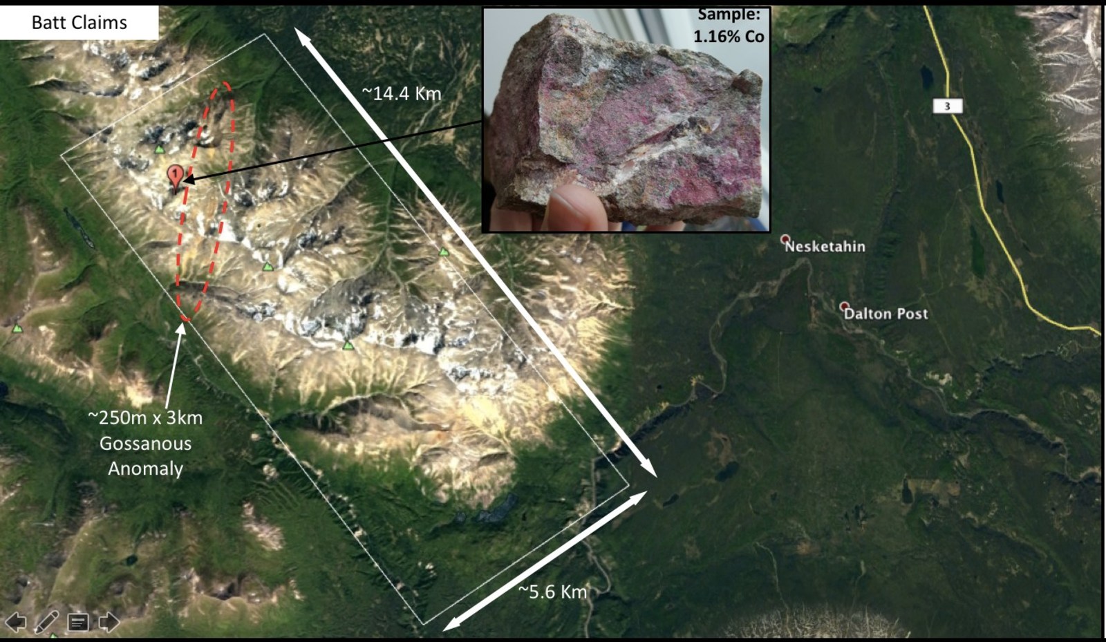 Figure 1: Batt Co-Cu Project