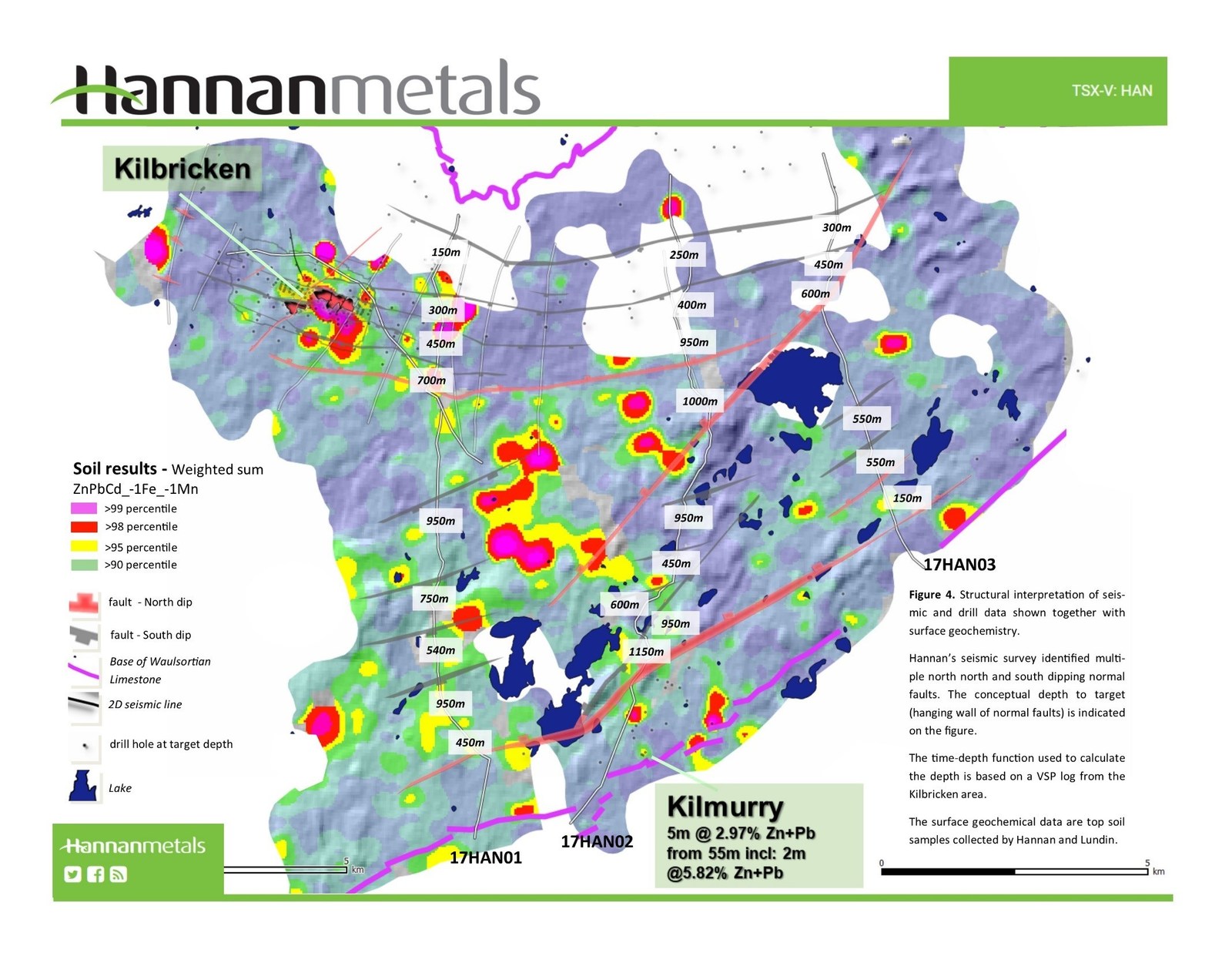 Hannan Seismic Survey Identifies Multiple New Drill Targets in Ireland