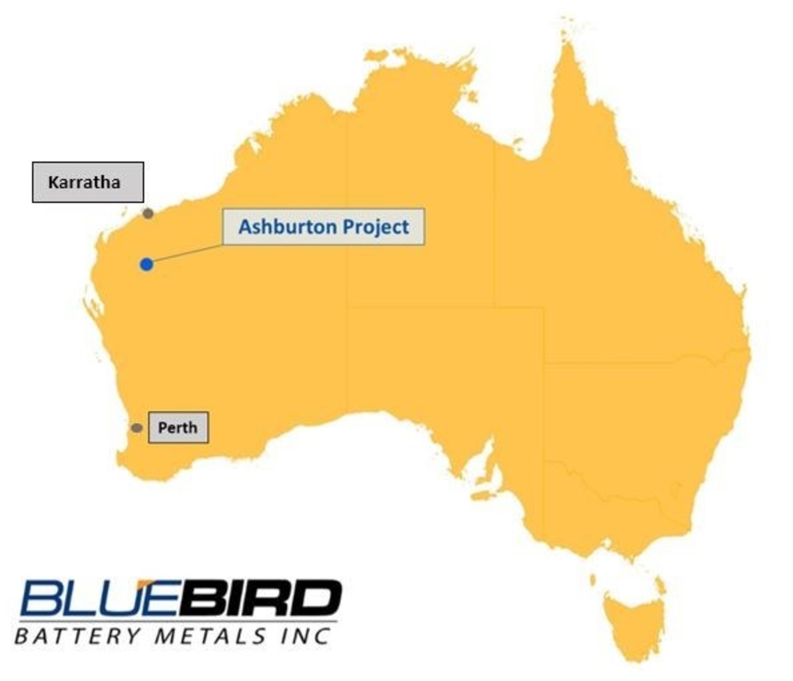 Figure 1 - Ashburton Project Location Map