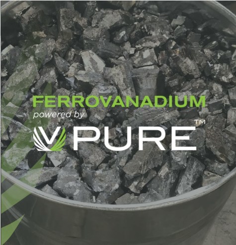Ferrovanadium powered by VPURE (CNW Group/Largo Resources Ltd.)