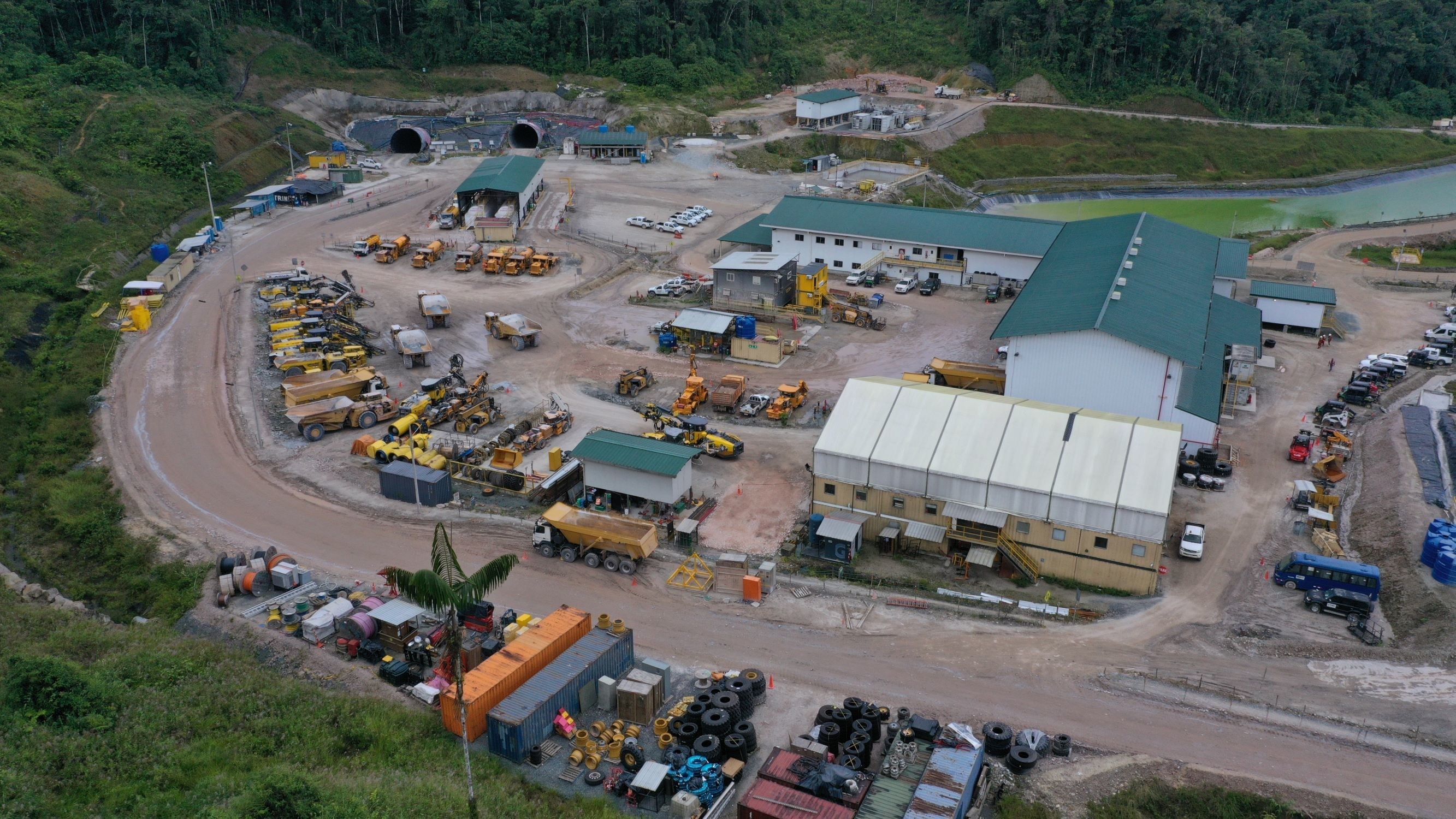 Figure 2. Portal platform as at September 2019 (CNW Group/Lundin Gold Inc.)