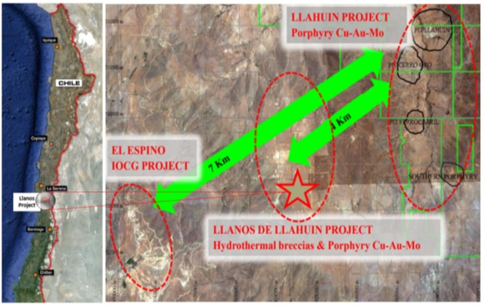 Figure 3 – Locality of the Llanos Project