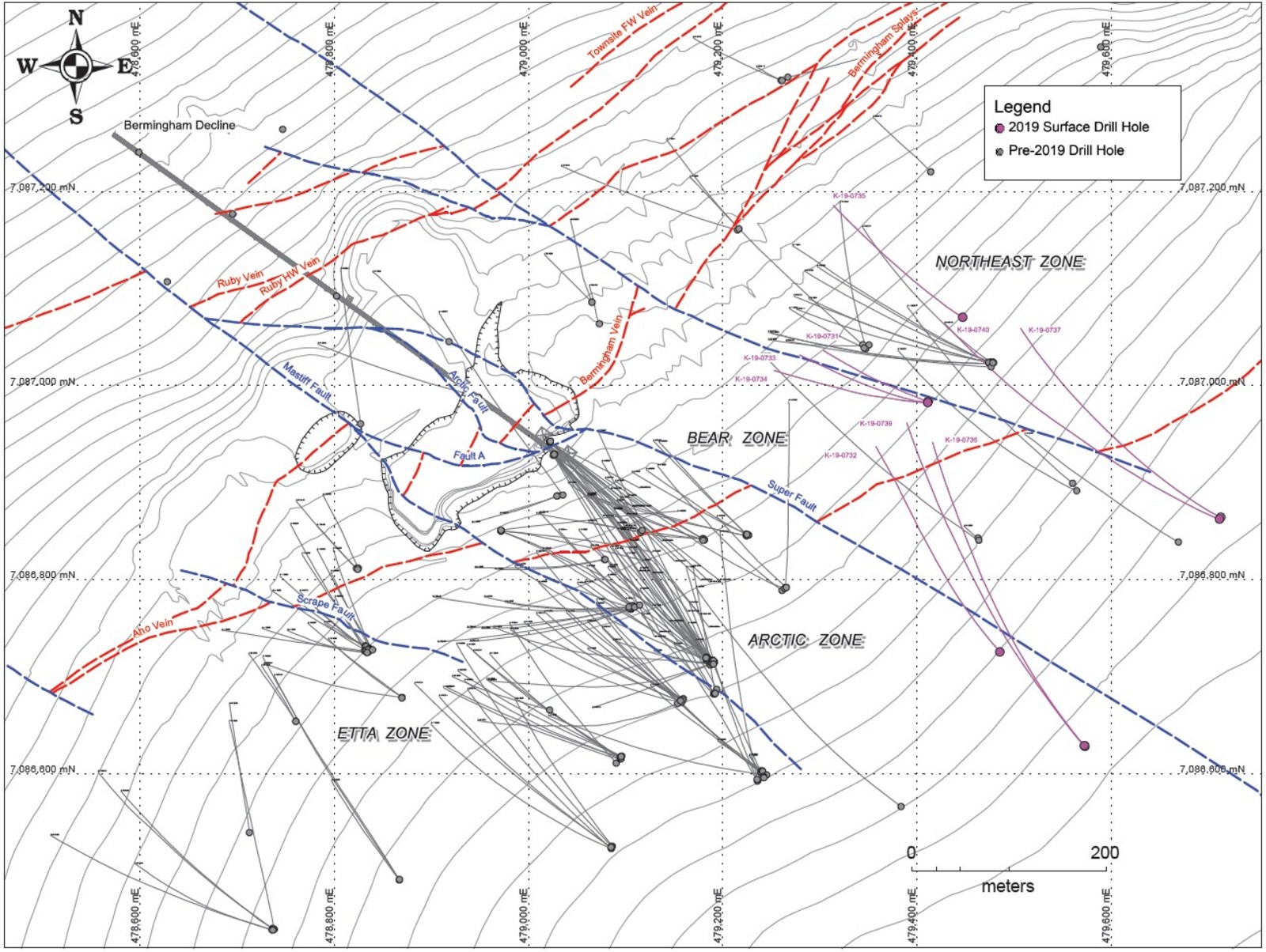 Figure 1 – Drill Hole Locations